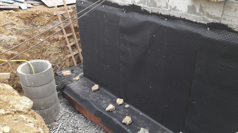 Waterproofing Membrane in Use